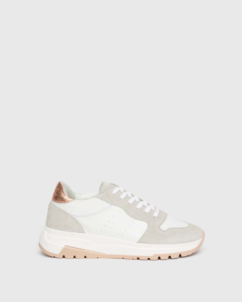 Mila Sneaker - Grey Leather